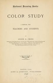 Cover of: Color study: a manual for teachers and students