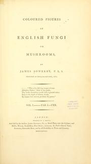 Coloured figures of English fungi or mushrooms by Sowerby, James