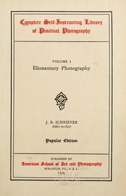 Cover of: Complete self-instructing library of practical photography. by J. B. Schriever