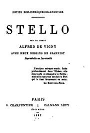 Cover of: Stello by Alfred de Vigny, Pierre-Georges Jeanniot
