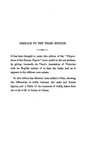 Cover of: The proportions of the human figure by Joseph Bonomi