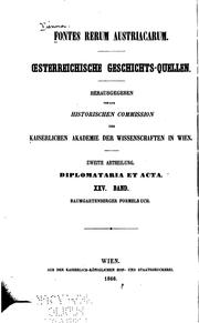 Cover of: Fontes Rerum Austriacarum by Österreichische Akademie der Wissenschaften Historische Kommission , Historische Kommission