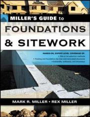 Cover of: Miller's Guide to Foundations and Sitework (Miller's Guides)