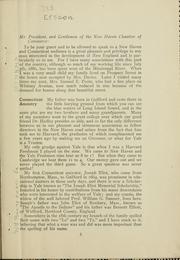 Cover of: Connecticut and the New Haven road: address to the Chamber of Commerce of New Haven