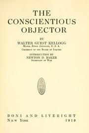 The conscientious objector by Walter Guest Kellogg