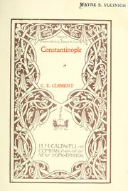 Cover of: Constantinople by Clara Erskine Clement Waters