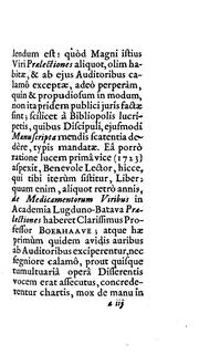Cover of: Hermanni Boerhaave ... Tractatus de viribus medicamentorum by Herman Boerhaave, Benoît Boudon , Guillaume Cavelier