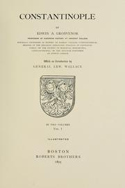 Cover of: Constantinople by Edwin A. Grosvenor, Edwin A. Grosvenor