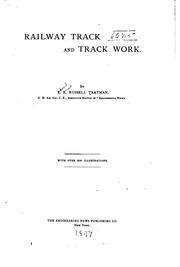 Railway Track and Track Work by Edward Ernest Russell Tratman