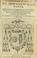 Cover of: Constitvciones synodales del obispado de Salamanca.  Copiladas, hechas, y promulgadas por Pedro Carrillo de Acuña, en la Synodo, que se celebro en su Iglesia Cathedral de la dicha ciudad, el mes de abril de 1654.