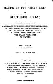 Cover of: A Handbook for Travellers in Southern Italy by John Murray (Firm ), John Murray (Firm