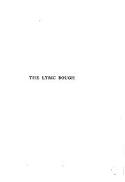 Cover of: The Lyric Bough