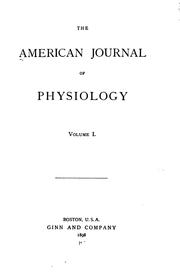 Cover of: American journal of physiology: Consolidated