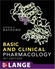Cover of: Basic & Clinical Pharmacology (Basic and Clinical Pharmacology) by Bertram G. Katzung