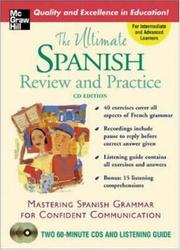 Cover of: The Ultimate Spanish Review & Practice (2CDs + Guide) (Uitimate Review & Reference) by Ronni L. Gordon, David M. Stillman