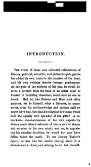 Cover of: Recollections of Eminent Men: With Other Papers by Edwin Percy Whipple, Cyrus Augustus Bartol