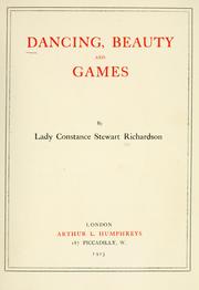 Cover of: Dancing, beauty, and games