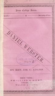 Cover of: Daniel Webster