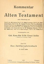 Cover of: Das Zwölfprophetenbuch