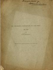 De Céloron's expedition to the Ohio in 1749 by O. H. Marshall