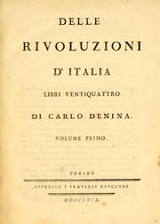 Cover of: Delle rivoluzioni d' Italia: libri ventiquattro