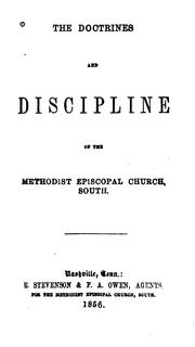 Cover of: The Doctrines and Discipline of the Methodist Episcopal Church. 1888: With an Appendix