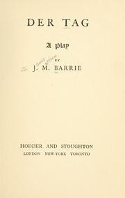 Cover of: Der Tag by J. M. Barrie