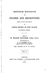 Cover of: Refugium Botanicum: Or Figures and Descriptions from Living Specimens, of Little Known Or New ...