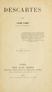Cover of: Descartes. by Louis Liard