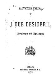 Cover of: I due Desiderii: prologo ed epilogo