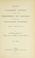 Cover of: Diary of a magnetic survey of a portion of the dominion of Canada chiefly in the North-Western territories executed in the years 1842-1844.