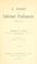 Cover of: A diary of the Salisbury Parliament, 1886-1892