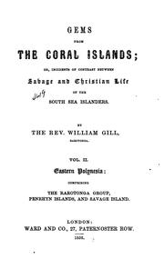 Cover of: Gems from the Coral Islands ... by William Gill