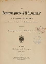 Die Forschungsreise S. M. S. "Gazelle" in den Jahren 1874 bis 1876