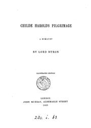 Cover of: Childe Harold's pilgrimage. Illustr. ed