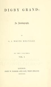 Digby Grand by G. J. Whyte-Melville