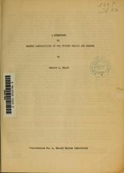 Cover of: directory to marine laboratories of the United States and Canada