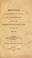 Cover of: A discourse, delivered in Boston, April 13, 1815