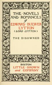 Cover of: The disowned. by Edward Bulwer Lytton, Baron Lytton