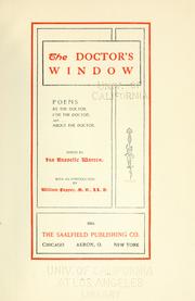 Cover of: The doctor's window by Ina Russelle Warren, Ina Russelle Warren