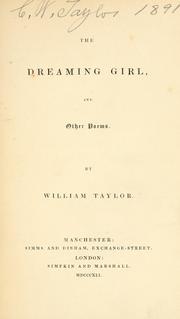 Cover of: The dreaming girl by William Taylor