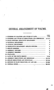 Cover of: Statutes of the State of Nevada Passed at the ... Session of the Legislature by Nevada, Nevada