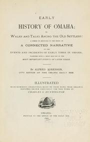 Cover of: Early history of Omaha