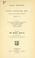 Cover of: Early writings of John Hooper.