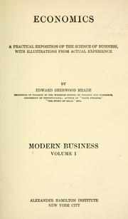 Cover of: Economics by Mead, Edward Sherwood
