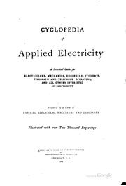 Cover of: Cyclopedia of Applied Electricity: Practical Guide for Electricians ...