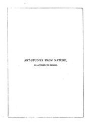 Cover of: Art-studies from nature, as applied to design, comprised in 4 papers by F.E. Hulme [and others].