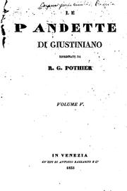 Cover of: Le Pandette di Giustiniano
