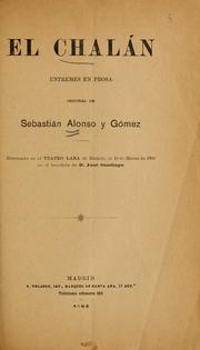 Cover of: El chalán by Sebastián Alonso y Gómez