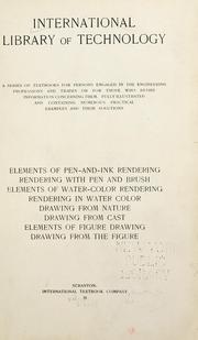 Cover of: Elements of pen-and-ink rendering, rendering with pen and brush.